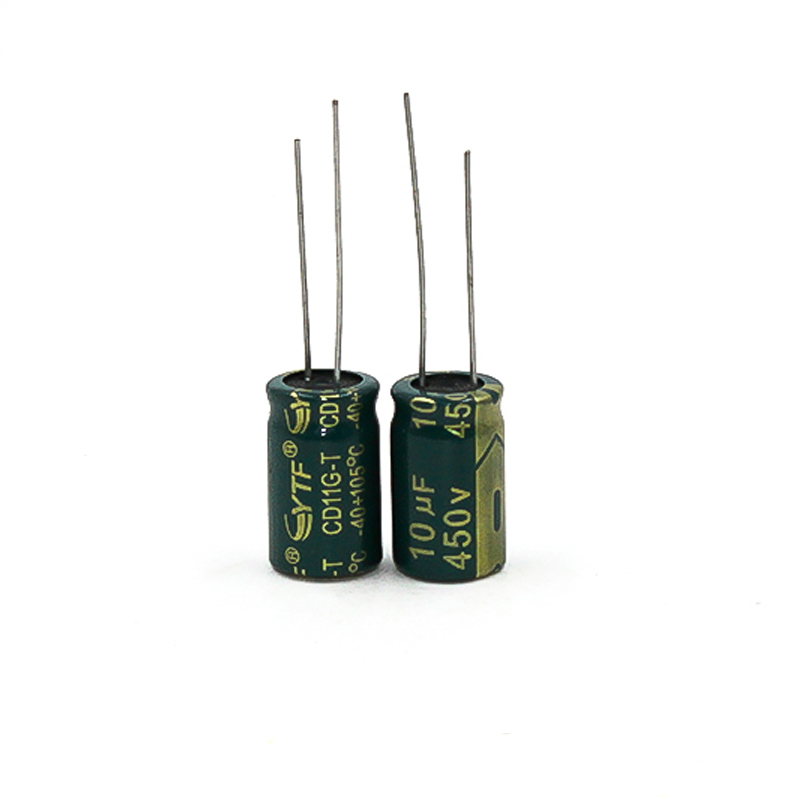 国产高频电解电容450V10UF 10*17mm 10UF/450V深圳电容器厂家直销