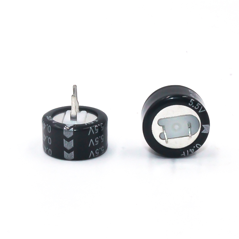 法拉电容5.5V0.47F 13.5*7.3mm 间距5mm C型 纽扣式 汽车专用电容