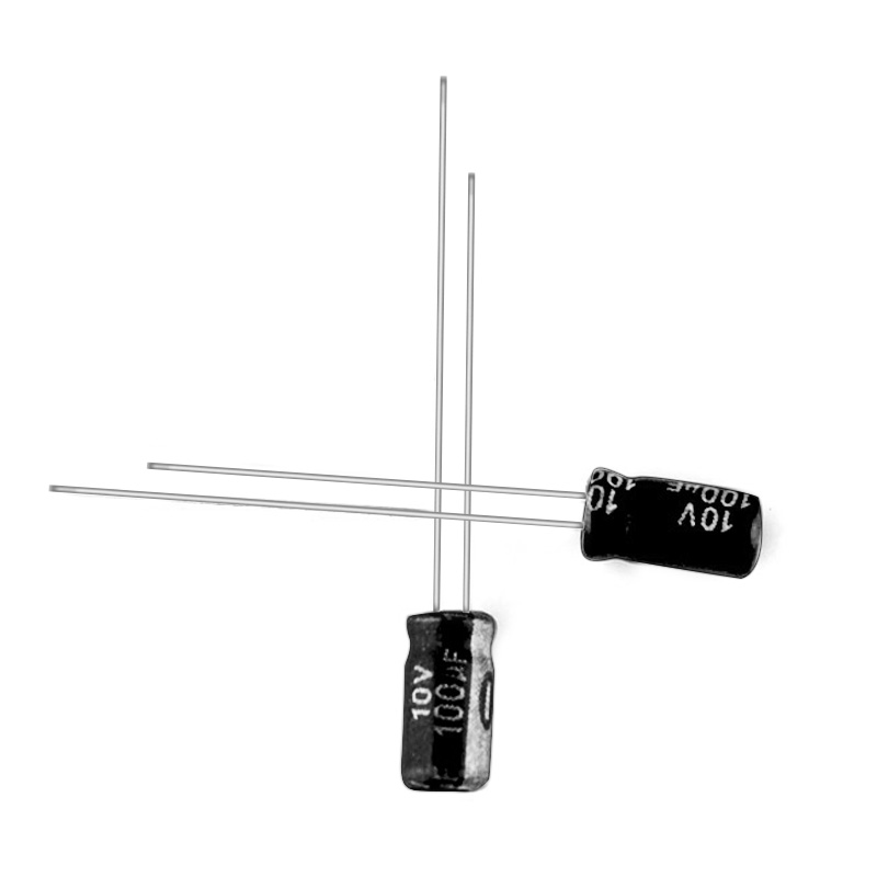 国产原装铝电解100UF/10V 5*11mm 10V100UF 3000小时插件电 解电容