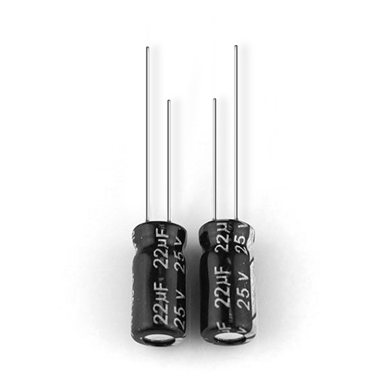 环保 长寿命铝电解电容22UF/25V 4*7mm 25V22UF发烧音频电解电容