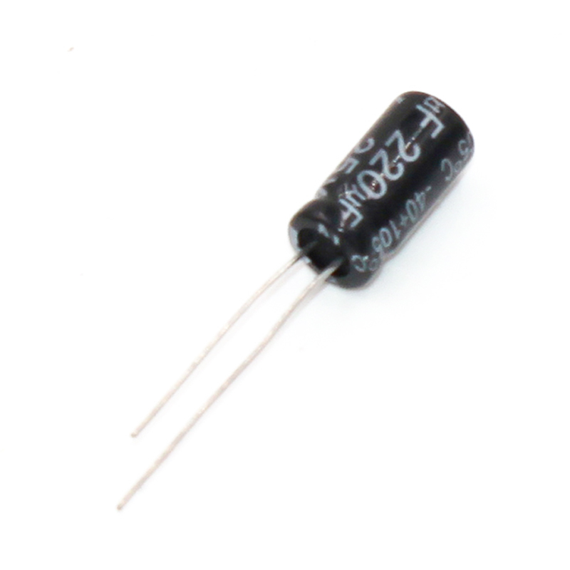 ytf国产 耐高温105℃ 25V220UF 8*12mm 220UF/25V铝电解电容 工厂
