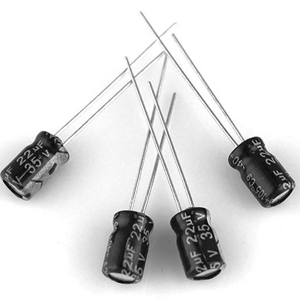 3000h ytf品牌电解电容35V22UF 体积5*7mm 22UF/35V耐温105 ℃环保