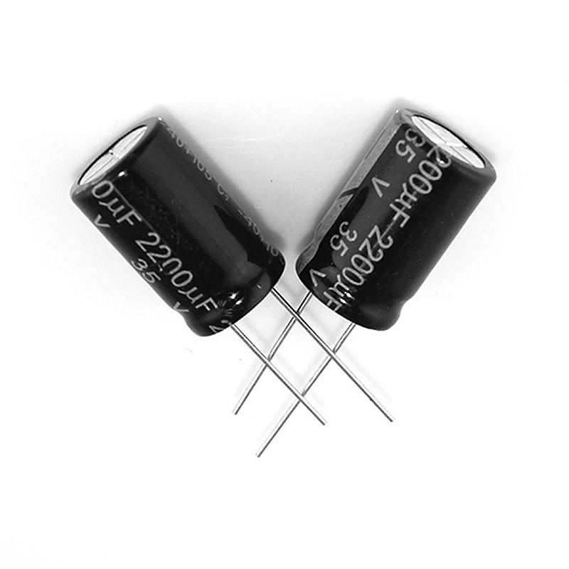 2200UF/35V智能排插电源常用电容 16*25mm 35V2200UF电解电 容厂家