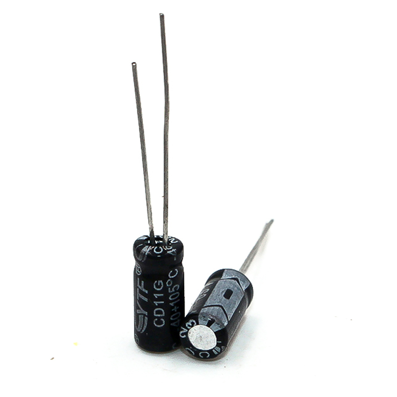 ytf品牌电解电容63V2.2UF 5*11mm 2.2UF/63V3000小时长寿命电解电容