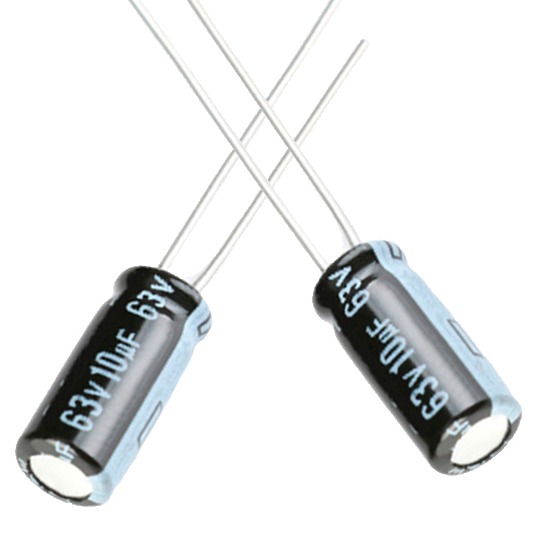 ytf标准品105℃ 铝电解电容63V10UF 体积5*11mm 10UF/63V长 寿命