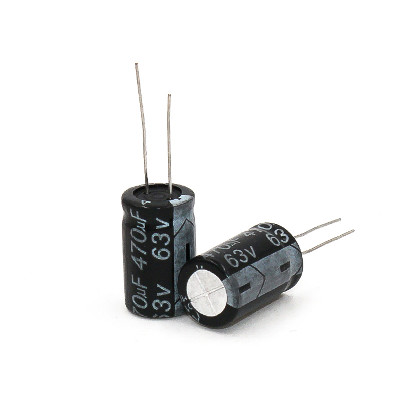  厂家现货 铝电解电容 470UF63V 13X21mm 小风扇冰箱电路板常用