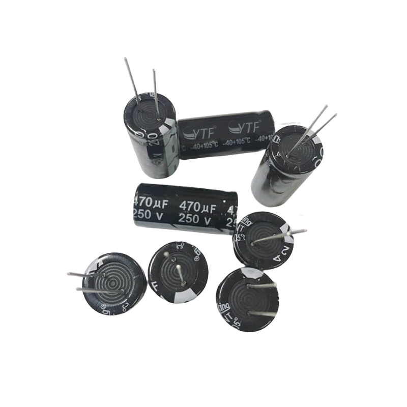 ytf 105℃电解电容250V/470UF 体积6*7mm 470UF/250V车充电源用 电解