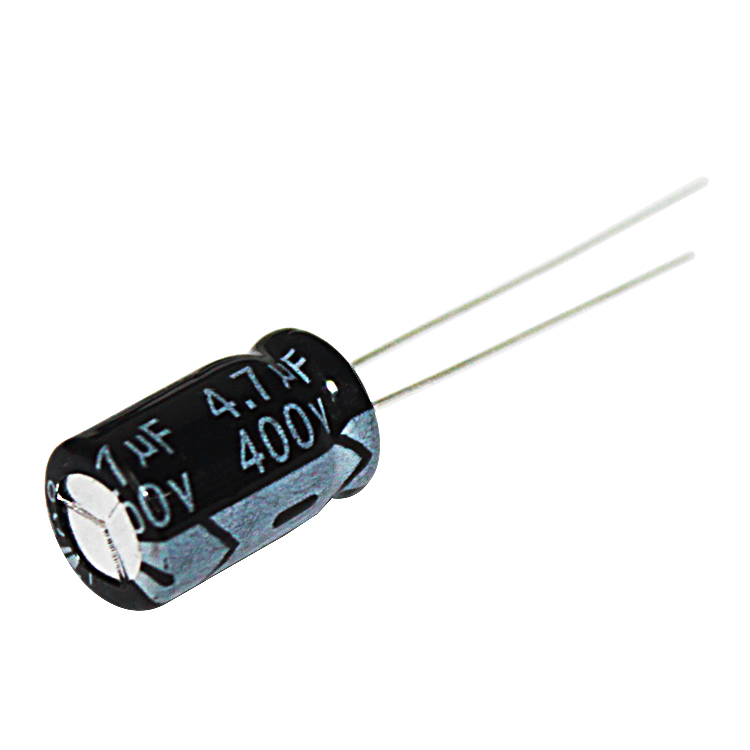 YTF品牌电容生产厂家4.7UF400V 8*12mm 400V/4.7UF适用于汽车大灯