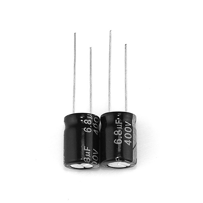 ytf电解电容6.8UF/400V 105℃ 体积8*12mm LED开关电源常用电容器