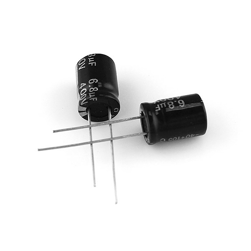 ytf电解电容6.8UF/400V 105℃ 体积8*12mm LED开关电源常用电容器