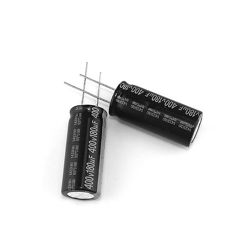 电解电容180UF/400V 体积18*36mm 400V180UF新能源充电桩用电 容器
