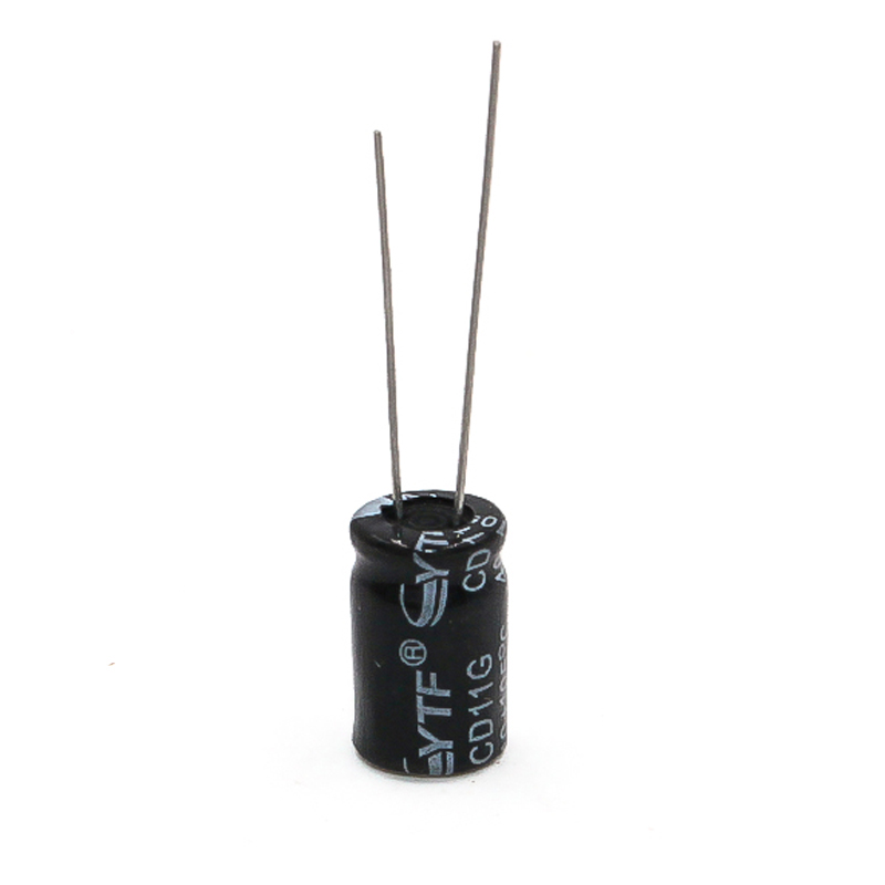 电解电容 插件4.7UF/450V 体积8*12mm 450V4.7UF电解电容出产 厂家