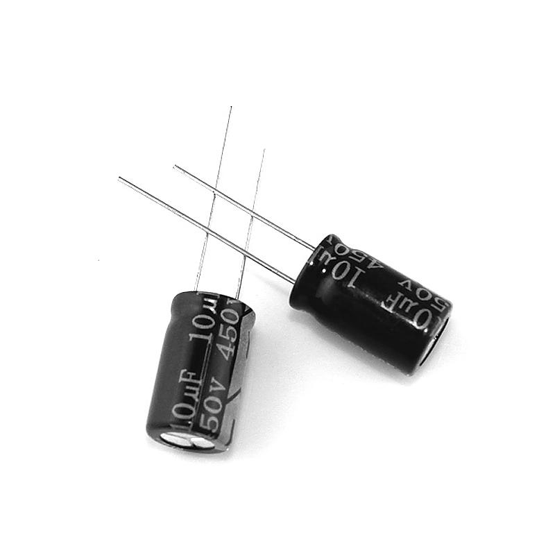 电解电容10UF/450V 体积10*17mm 户外灭蚊灯电源用电容器