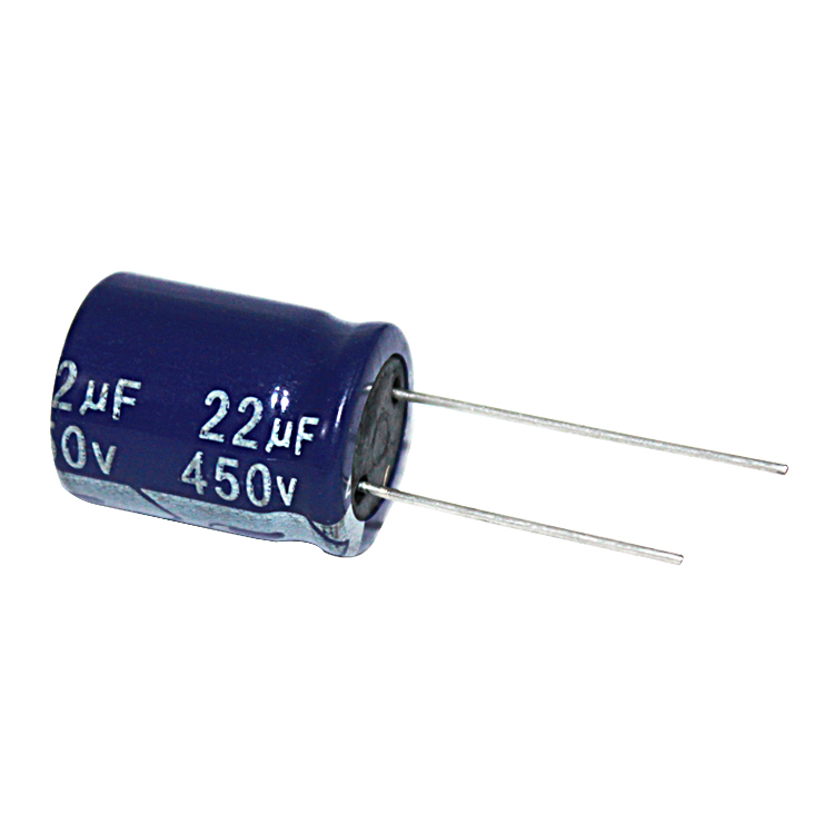 ytf蓝色电解电容22UF/450V 13*21mm 450V22UF机顶盒 电源适配器用电容
