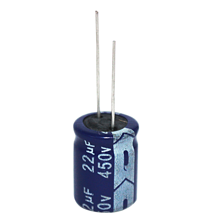 ytf蓝色电解电容22UF/450V 13*21mm 450V22UF机顶盒 电源适配器用电容