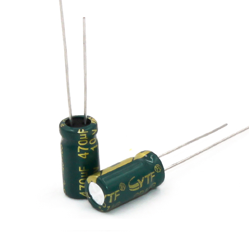 长寿命高频耐高温10V/470UF 体积6*11mm 470UF/10V铝电解电容 厂家