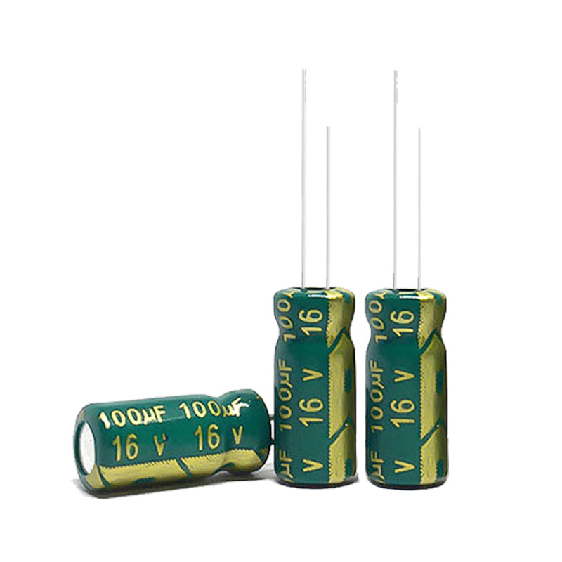 高频低阻16V100UF 5*7mm电源充电器 铝电解电容 PVC材质 100UF 16V