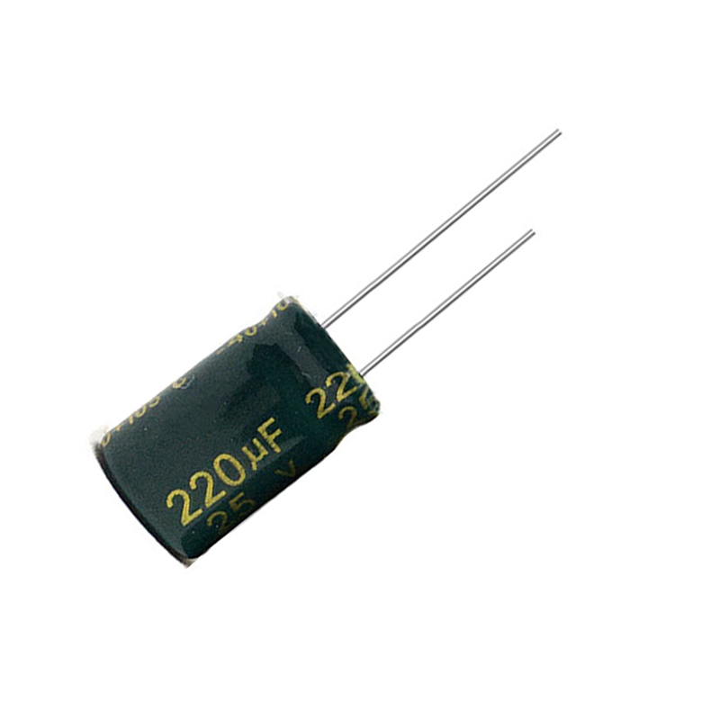 电解电容生产厂家25V220UF 6*12mm 直插电源常用电容器220UF/25V