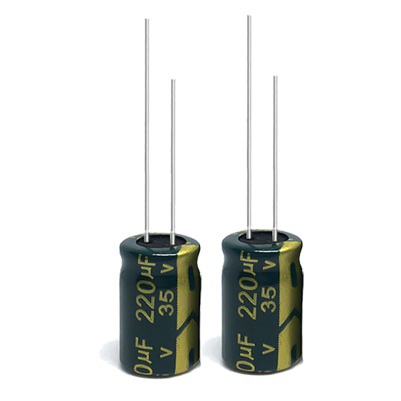  35V220UF 8*12mm 绿金高频低阻 铝电解电容 220UF35V厂家现货 直供