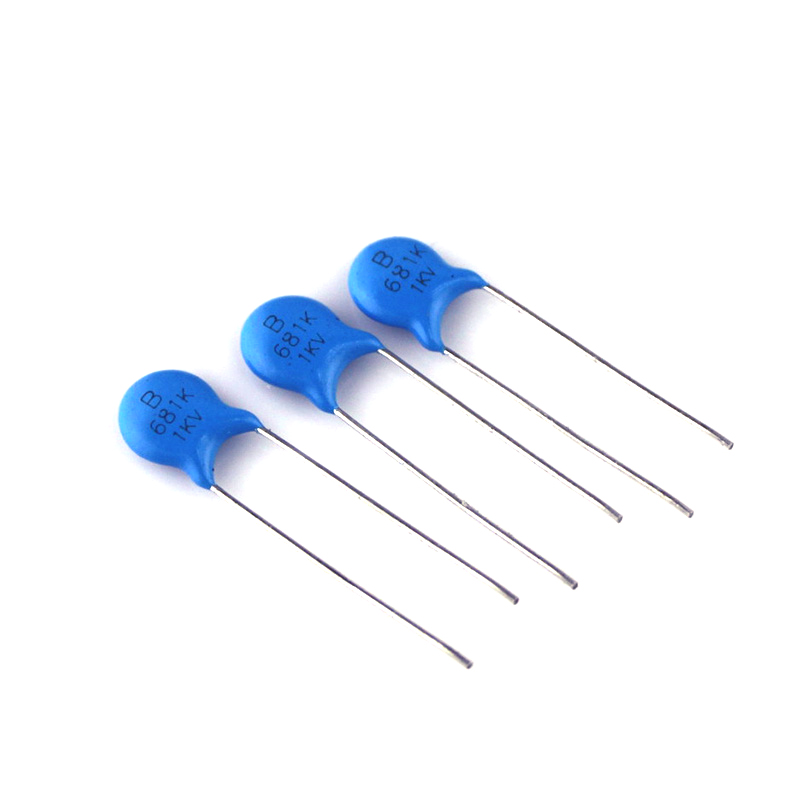  Y5T陶瓷电容1KV681K 片径5.3mm 680PF ±10% 681/1KV瓷介电 容直插