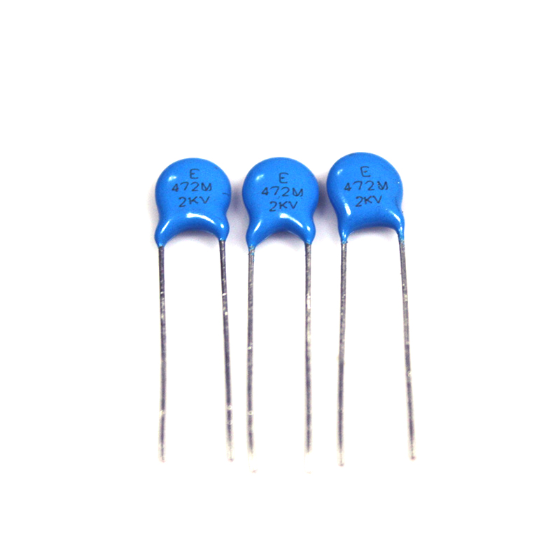 国产2KV472M P5mm 20% 高压瓷片电容 4.7NF 472M/2KV 片径6 .5mm