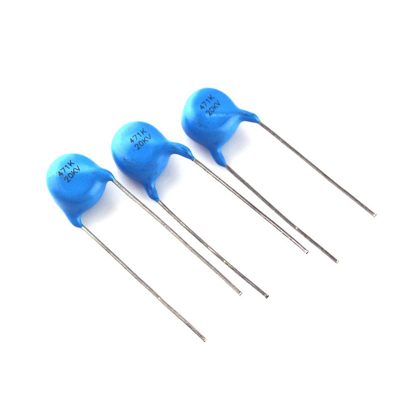 材质Y5T 高压瓷片电容20KV471K 470PF 片径10.1mm 471K/20 KV电容