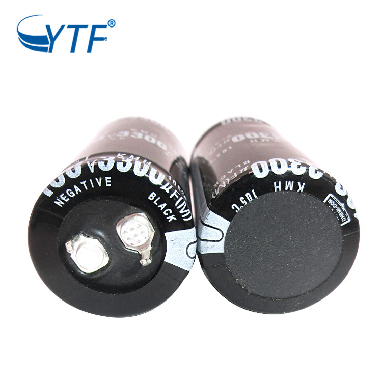 全新牛角100V3300UF 体积25*50mm音响功放电视机电源牛角电解工厂