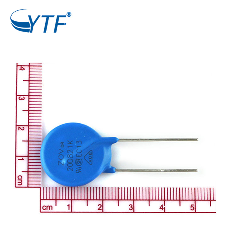 环保20D821K压敏电阻 电压820V 工业级20D-821电源常用保护元器件