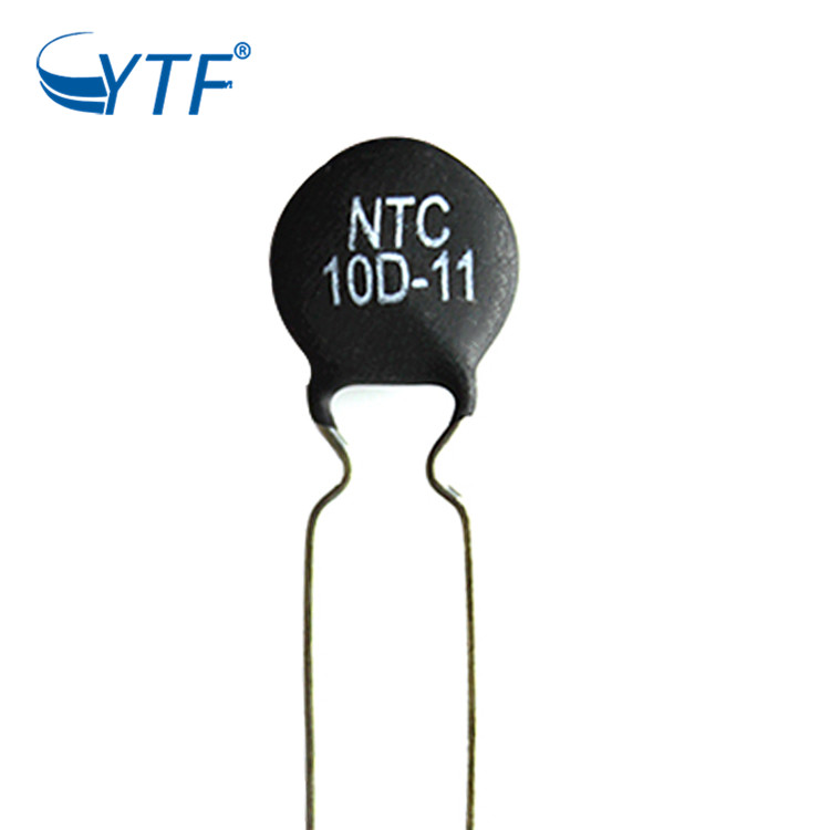 NTC 10D-11热敏电阻负温度系数 10R MF72-10D11排插常用热 敏电阻