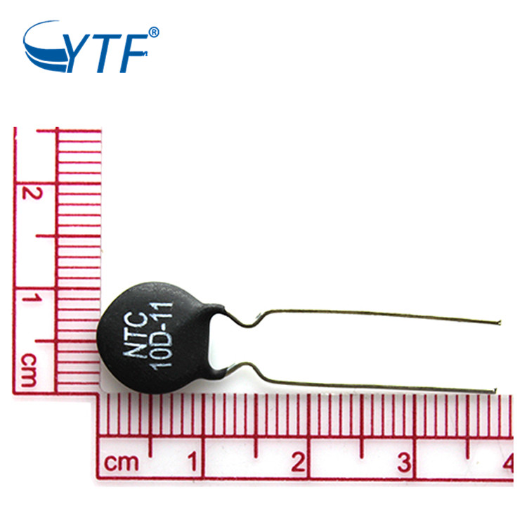 NTC 10D-11热敏电阻负温度系数 10R MF72-10D11排插常用热 敏电阻