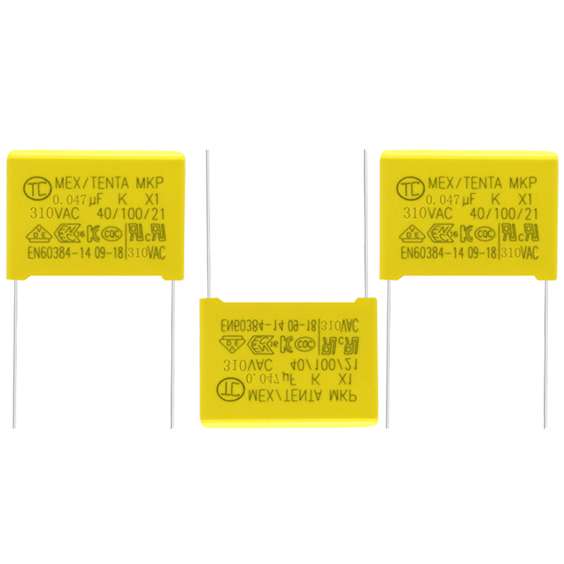 国产安规电容 X1 300V473K 脚距P10mm 0.047UF 47 3K/300V薄膜电容