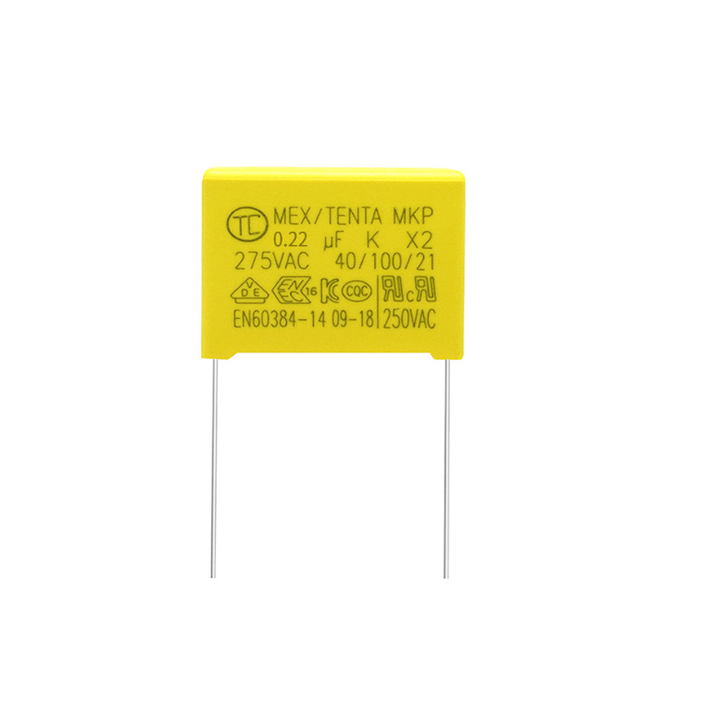 X2安规电容275V224K 脚距P22.5mm 0.22UF/275V高 耐压安规电容厂家