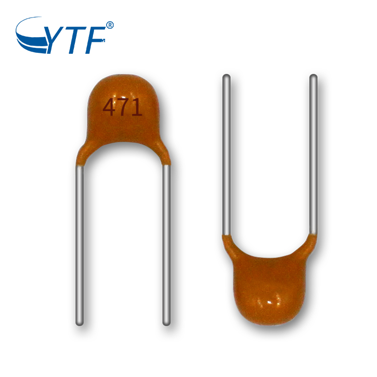 ct4独石电容50V471 环保大片径P=5.08mm 50V470PF可提供编带 服务