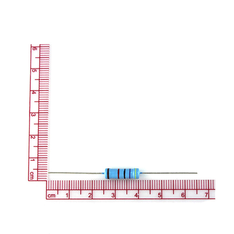 2W金属膜电阻 精度1% 1R/2R/20R/100R/1K/2K/20K/430K/680K金属膜电阻插 件色环